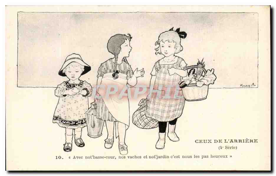 Ceux de l'Arrière — Série 4 — « Avec not'bassecour, nos vaches et not'jardin c'est nous les pas heureux » — Marvyl