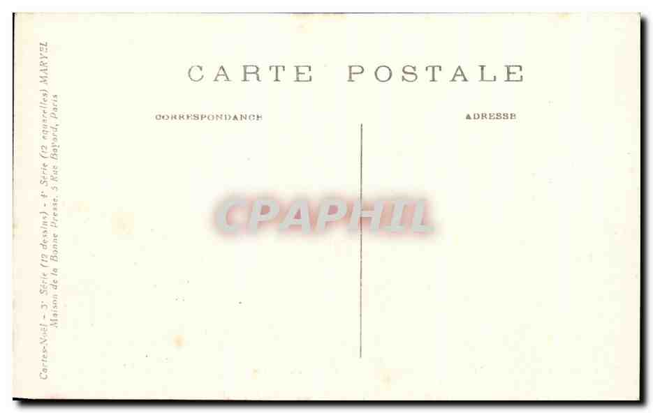 Ceux de l'arrière — Ceux qui n'ont pas compris la Guerre — Cartes-Postales Maryzel, 4e Série — Verso