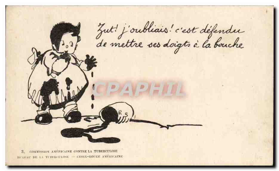 CPA Commission Americaine Contre La Tuberculose