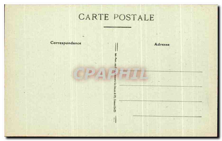Limoges — Caserne du 21e Chasseurs — V. P., Limoges — Back