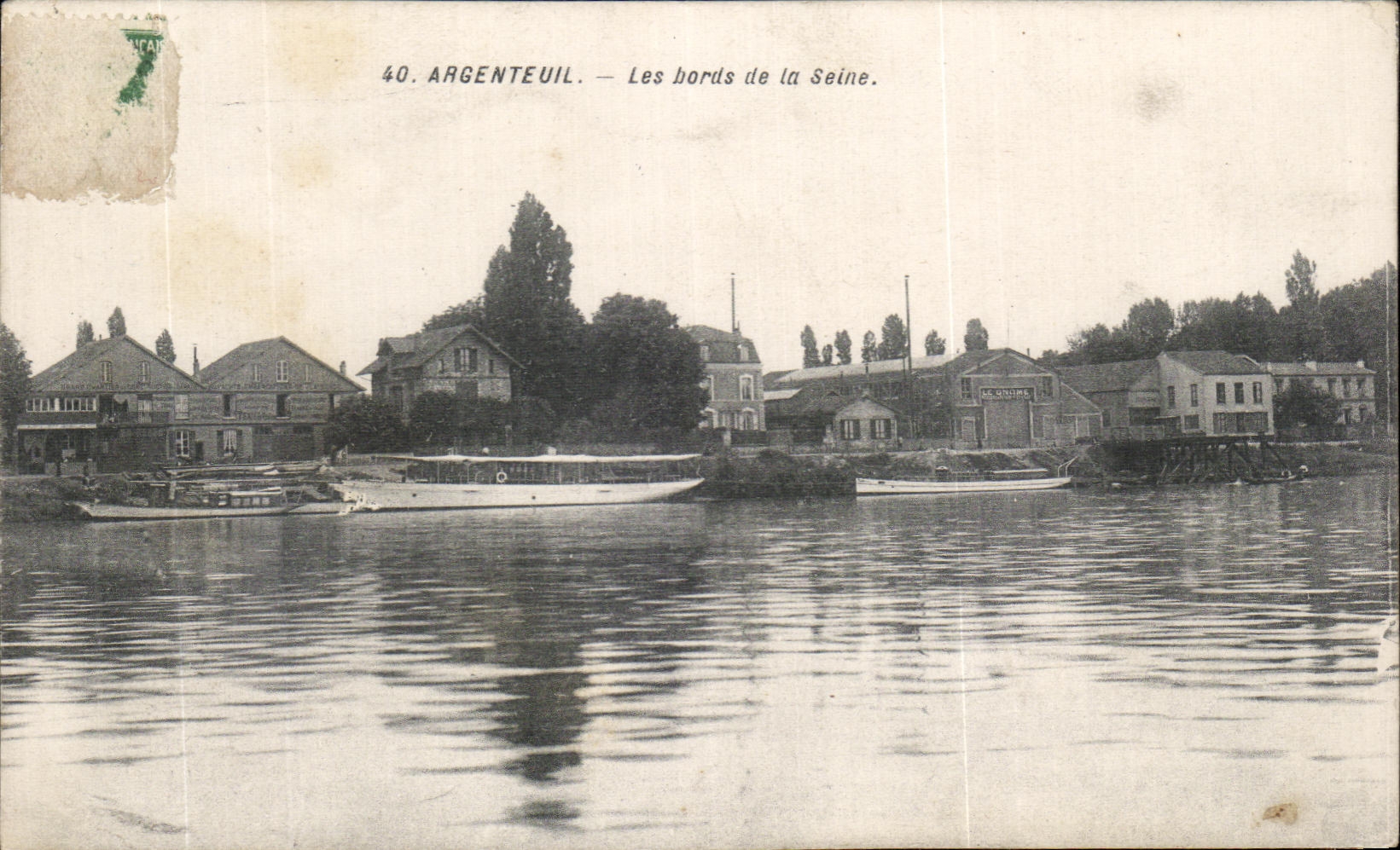 CPA Argenteuil Les Bords De La Seine