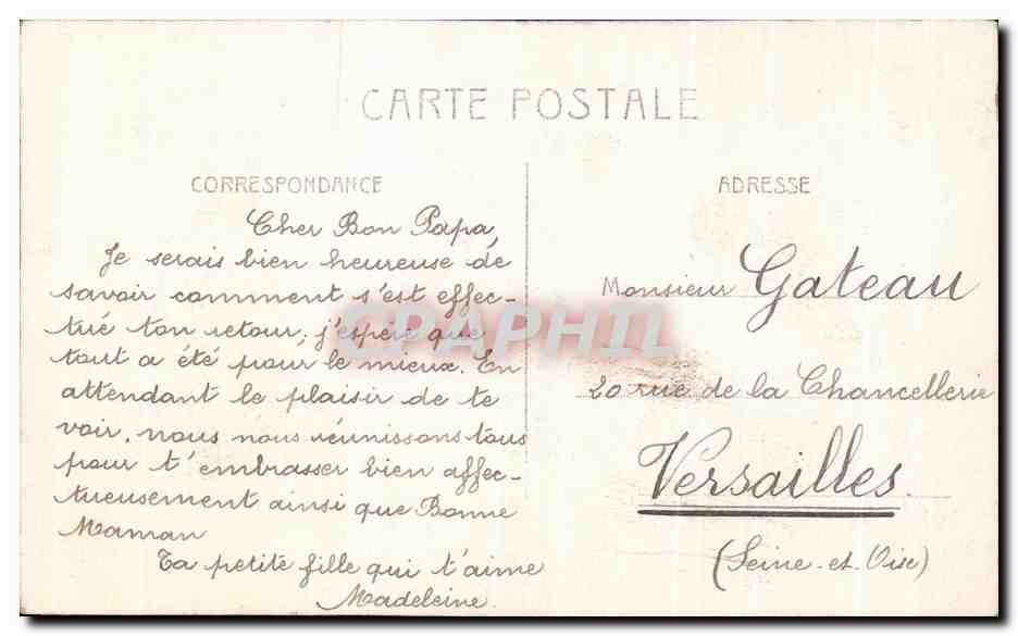 CPA Argenteuil Les Bords De La Seine — Rückseite