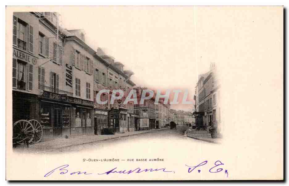 CPA St Ouen L'Aumone Rue Basse Aumone