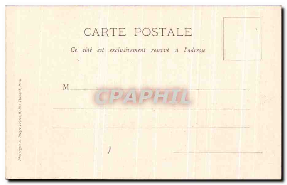 CPA St Ouen L'Aumone Rue Basse Aumone — Rückseite