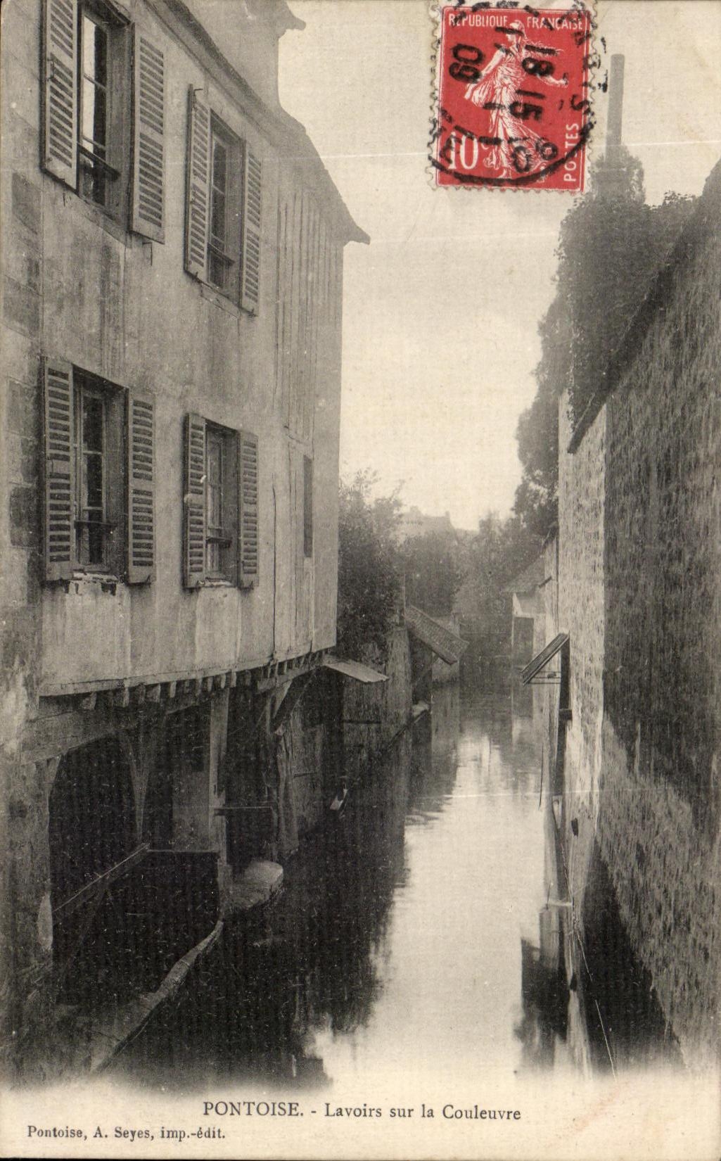 CPA Pontoise Lavoirs Sur La Couleuvre