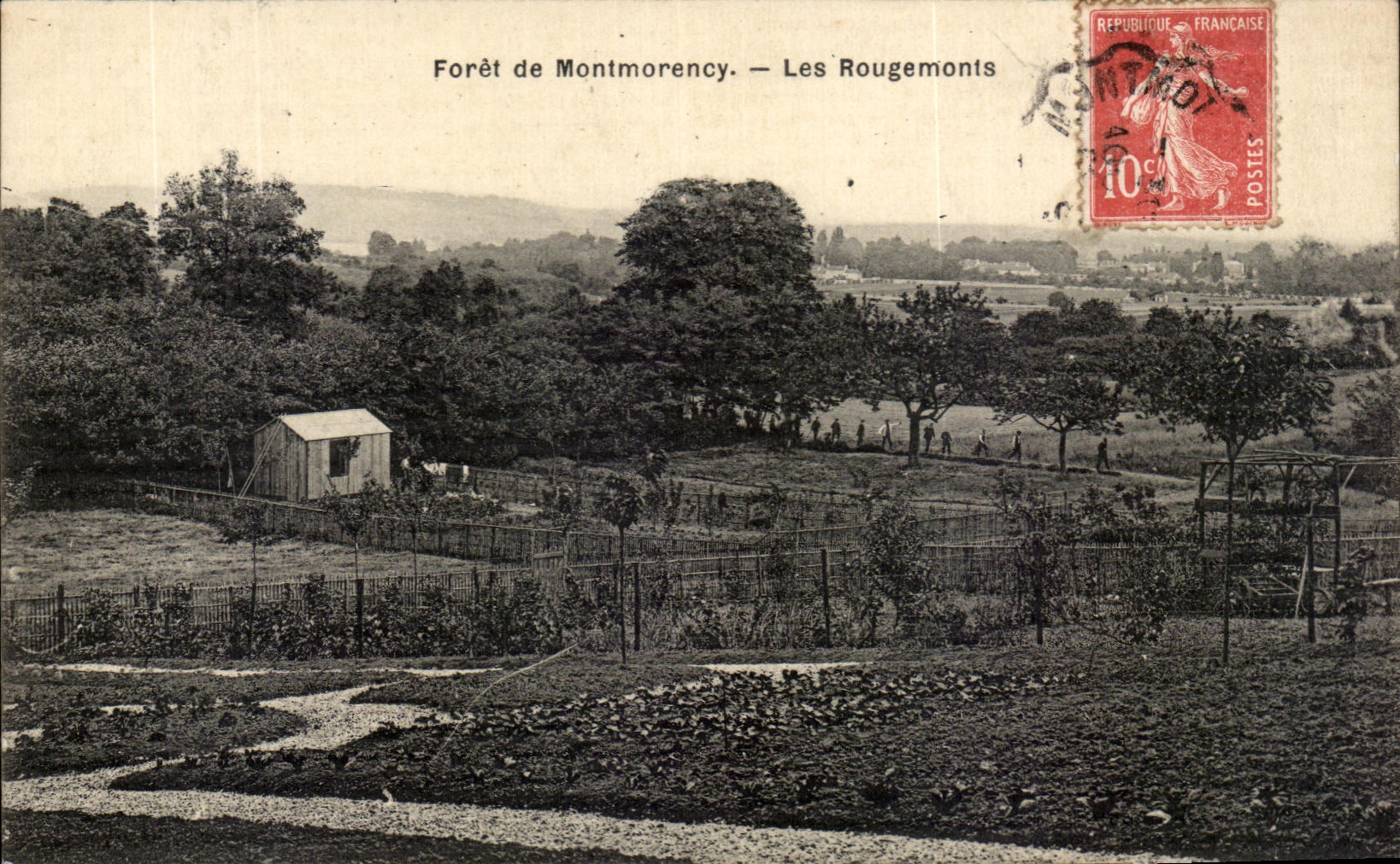 CPA Fort De Montmorency Les Rougemonts