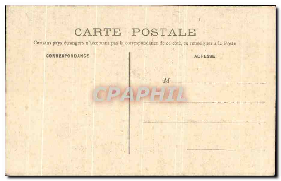 CPA Pontoise L'Hotel Dieu La Galerie Des Bustes — Back