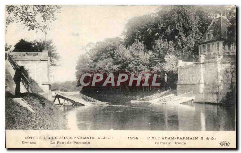 L'Isle Adam-Parmain — Le Pont de Parmain — S.&O. n°13