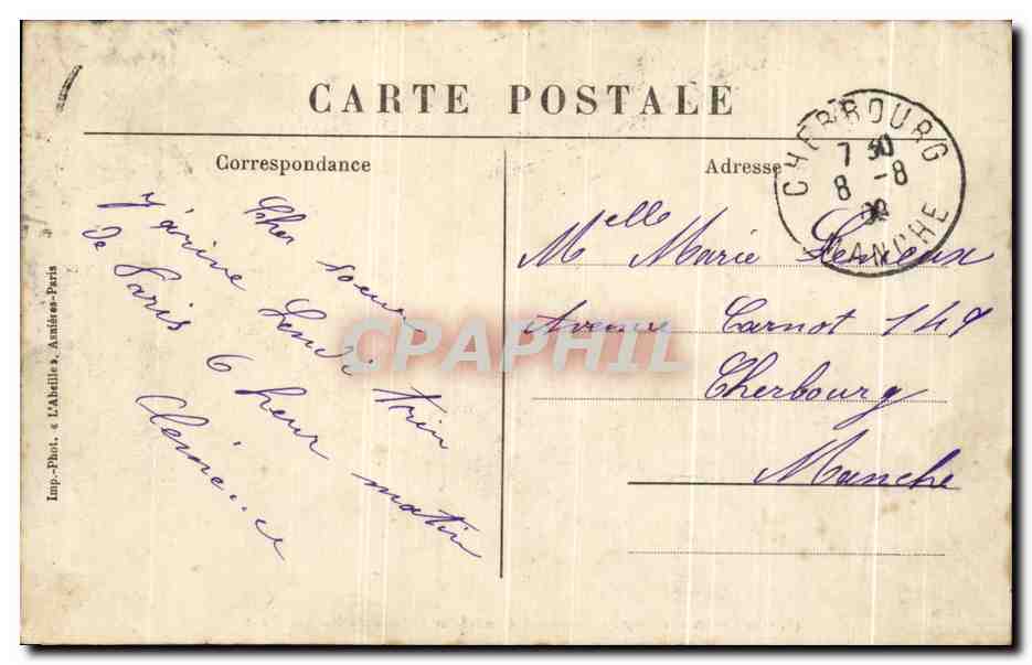 Montmorency - Boulevard d'Andilly en Chemin du Mont Griffard — L'Abellie, uitgever — Achterkant