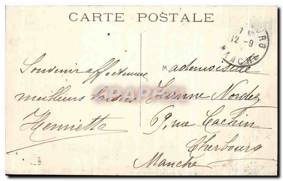 CPA Enghien Les Bains Les Regates — Rückseite