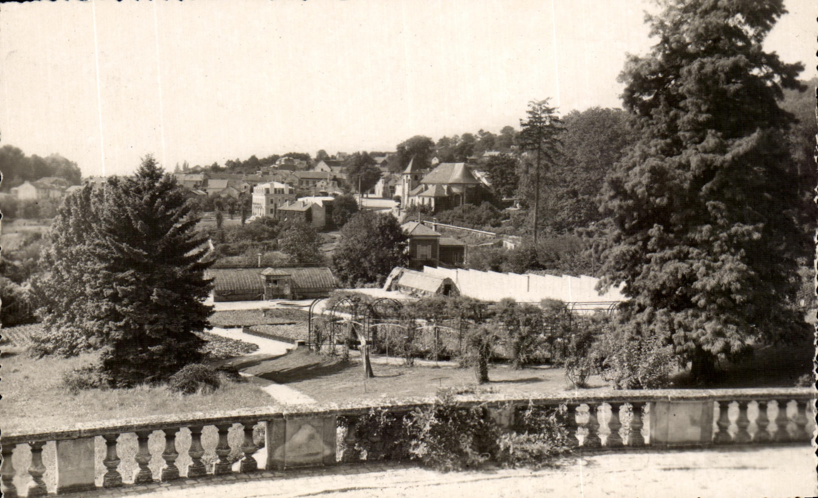 CPSM Andilly Le pays Depuis le Chateau