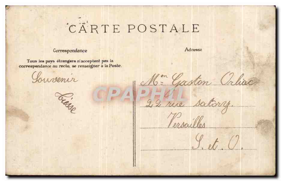 CPA Franconville Fontaine Saint Marc Enfants — Back
