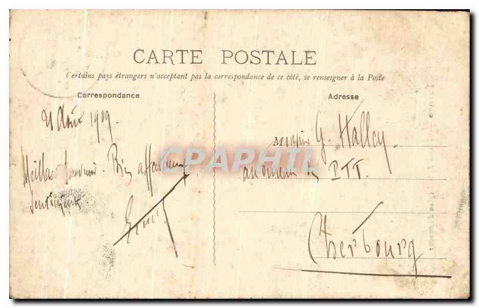 CPA Ecouen Chateau de la Legion d'honneur — Back