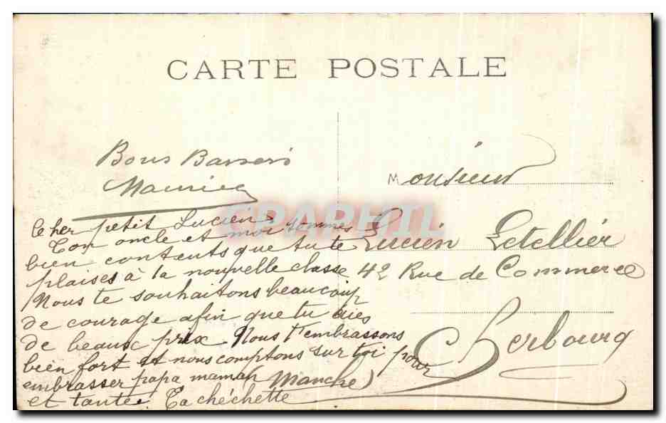 CPA Enghien Les Bains Lac de la Princesse Mathilde — Rückseite