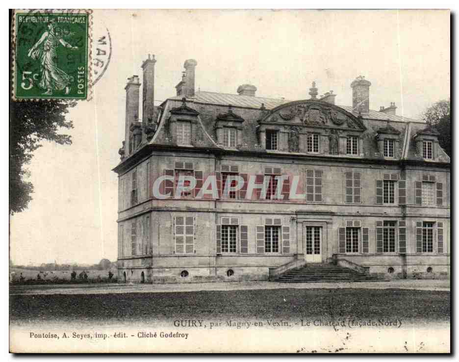 CPA Guiry par Magny en Vexin Le Chateau 