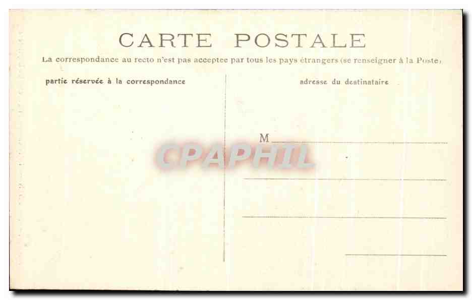 CPA Magny En Vexin Interieur de l'Eglise Le Baptistere — Rückseite