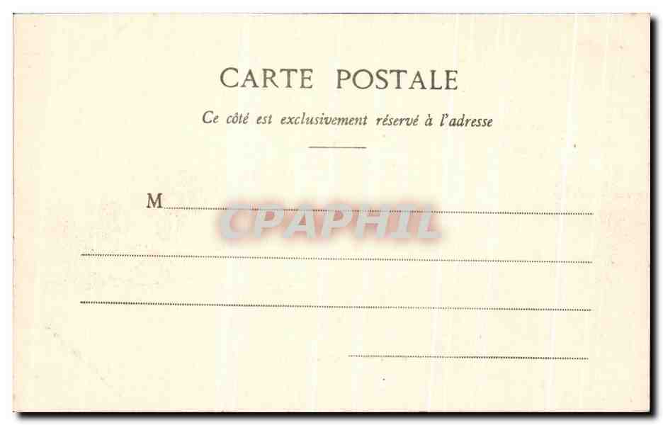 CPA Pontoise L'Hotel de Ville — Rückseite