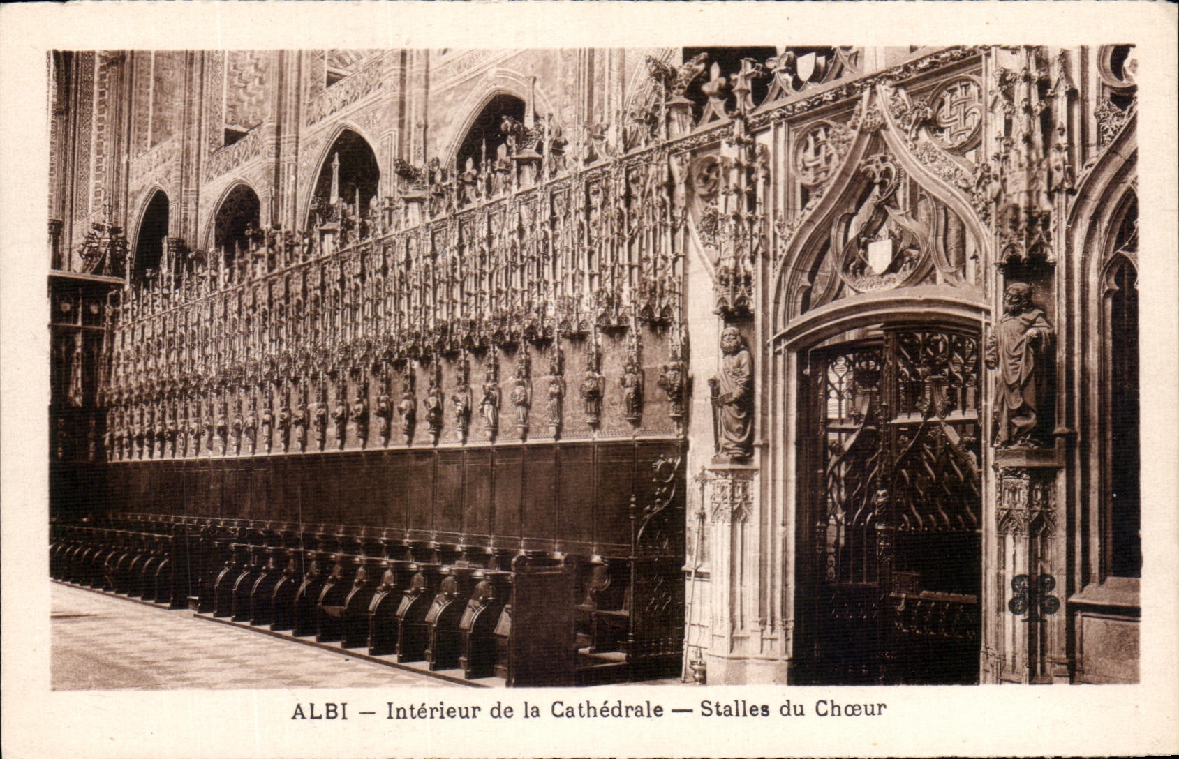 Albi — Intérieur de la Cathédrale — Stalles du Chœur