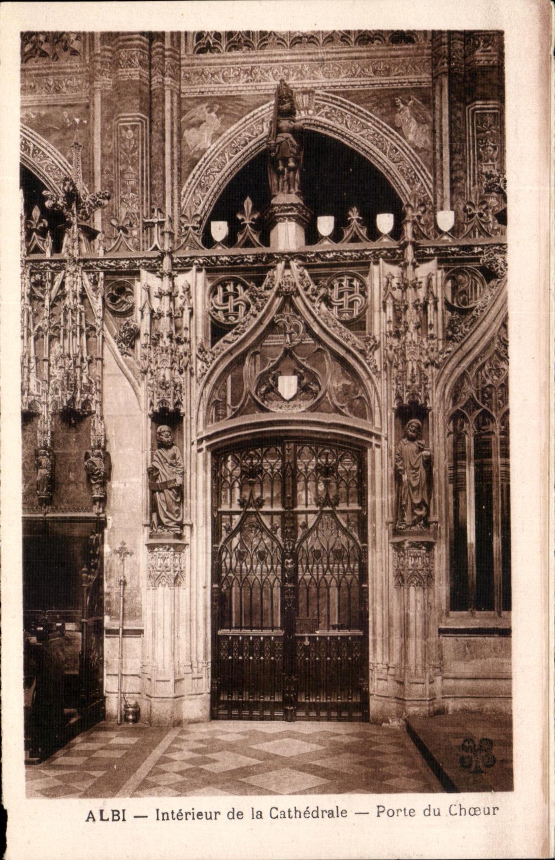Albi — Interior de la Catedral — Puerta del Coro
