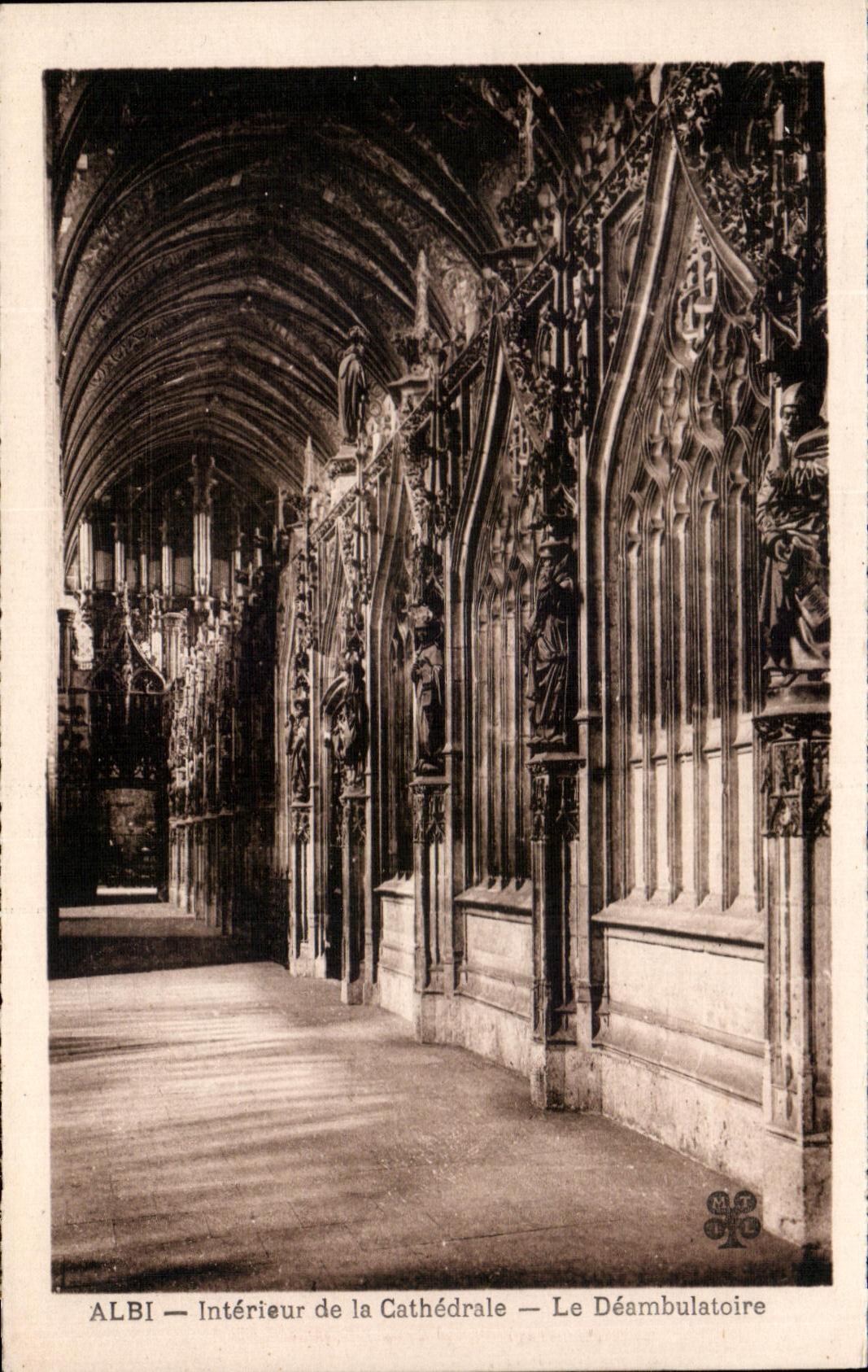 Albi — Innenansicht der Kathedrale — Der Ambulatorium