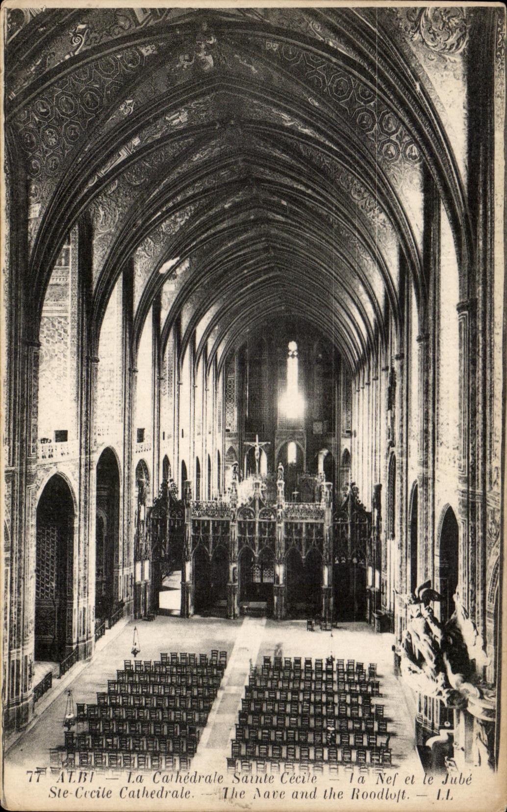 Albi — Kathedrale Sainte-Cécile — Die Kirchenschiff und der Jubé