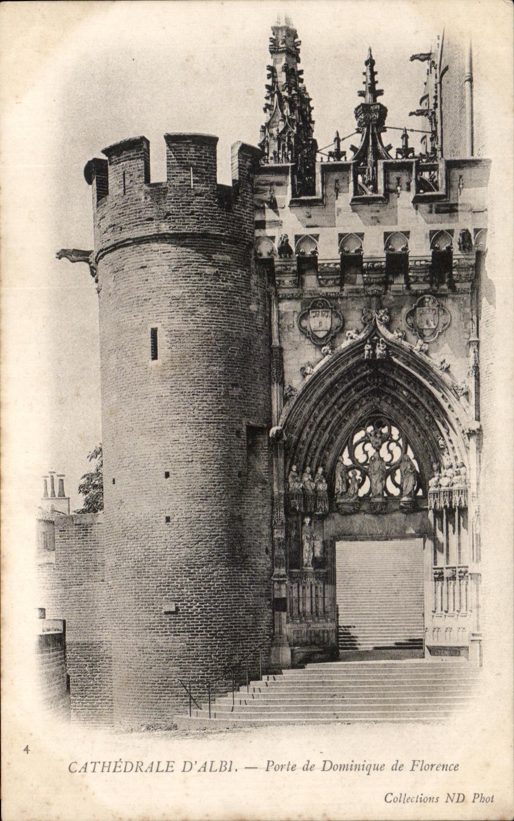 Kathedrale von Albi — Tor von Dominique de Florence — Collections ND Phot