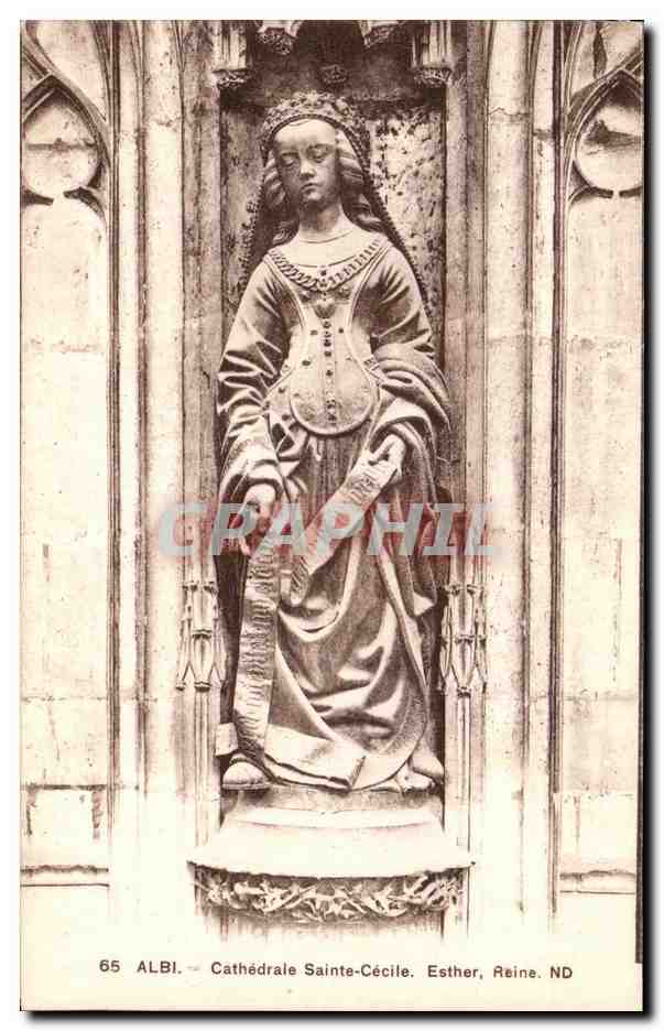 Statue de Esther, Reine — Cathédrale Sainte-Cécile — Albi