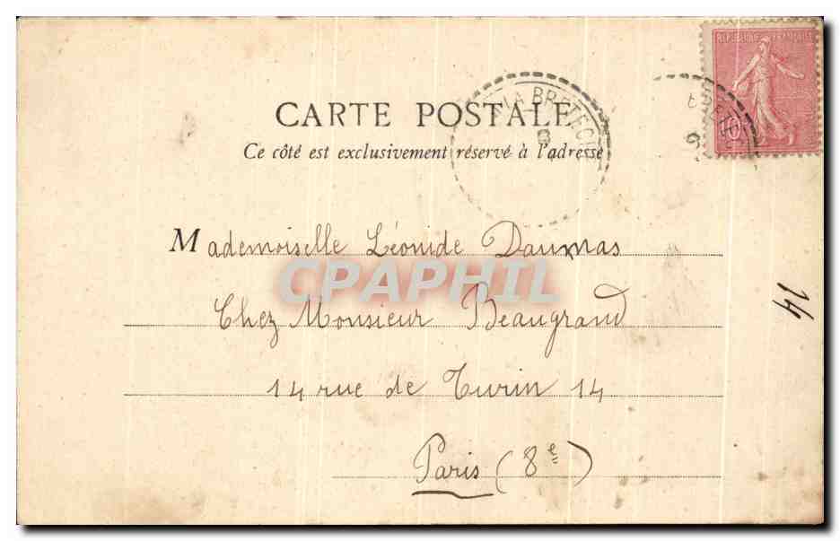 CPA Saint Nom la Breteche Porte de la Breteche Foret de Marily Gillet Restaurateur — Back