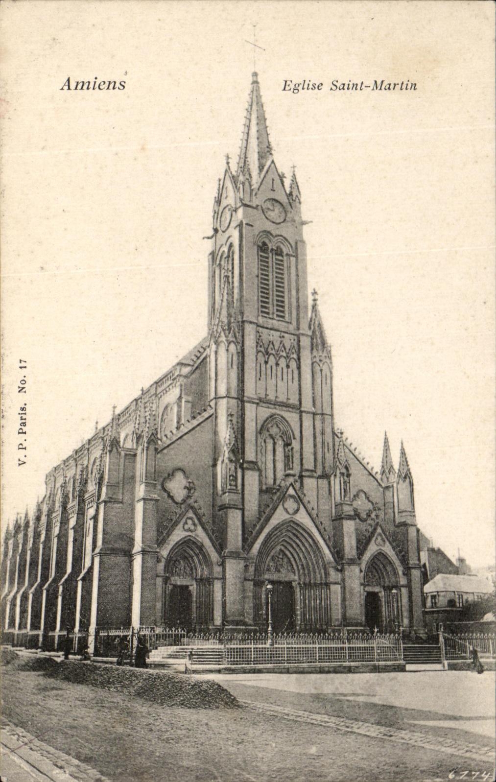CPA Amiens Eglise Saint Martin