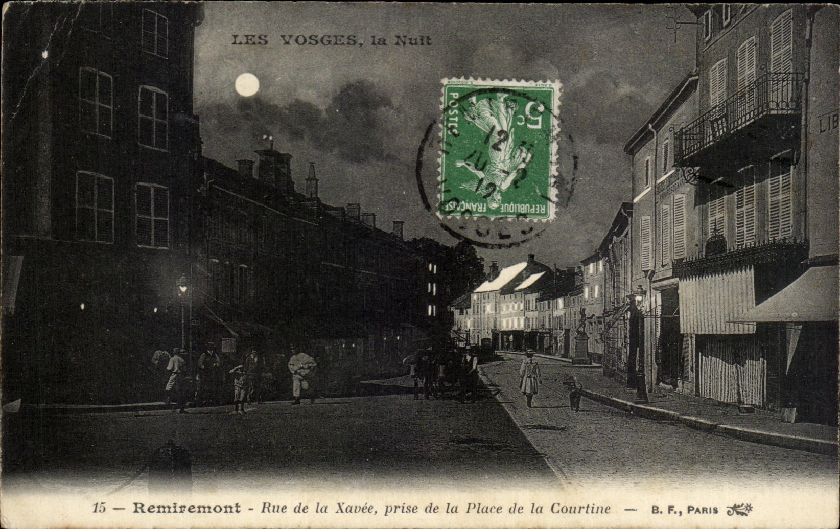 Remiremont — Rue de la Xavée, prise de la Place de la Courtine — B.F., Paris