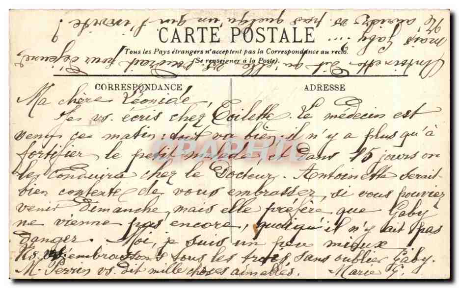 CPA Lourdes Le Funiculaire du Pic du Jer Attelage Chevaux — Verso