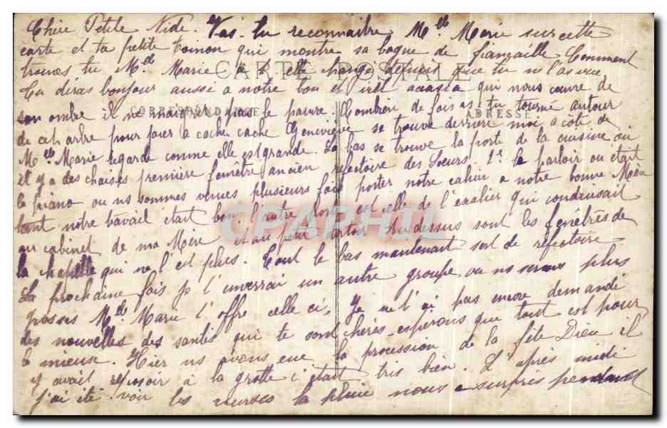 Groupe de sœurs — juin 1911 — éditeur non identifié — Reverso