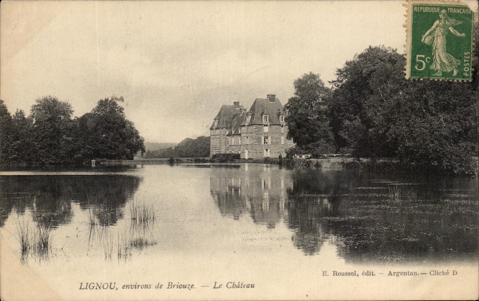 CPA Lignou environs de Briouze Le Chateau