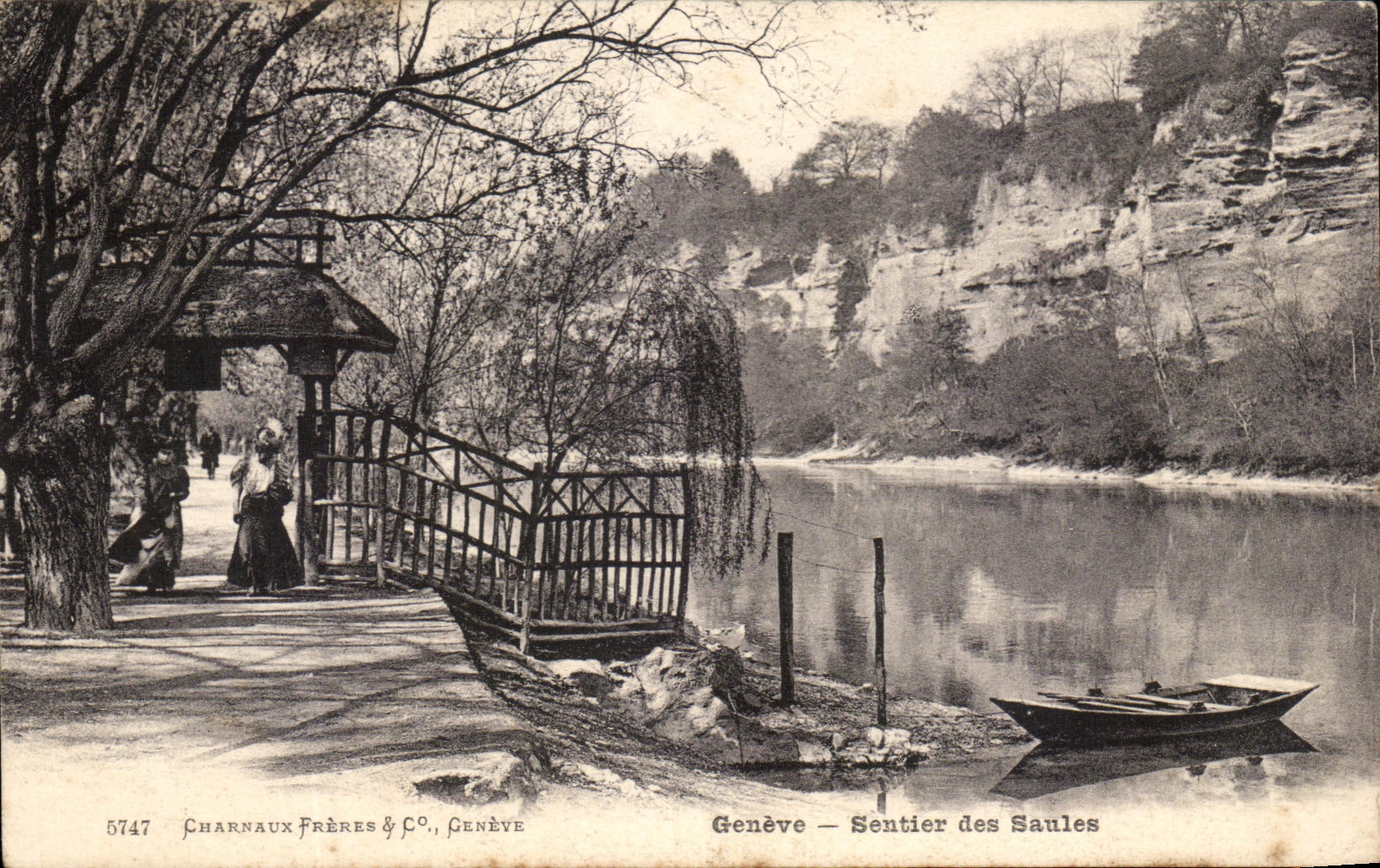 CPA Geneve Sentier des Saules