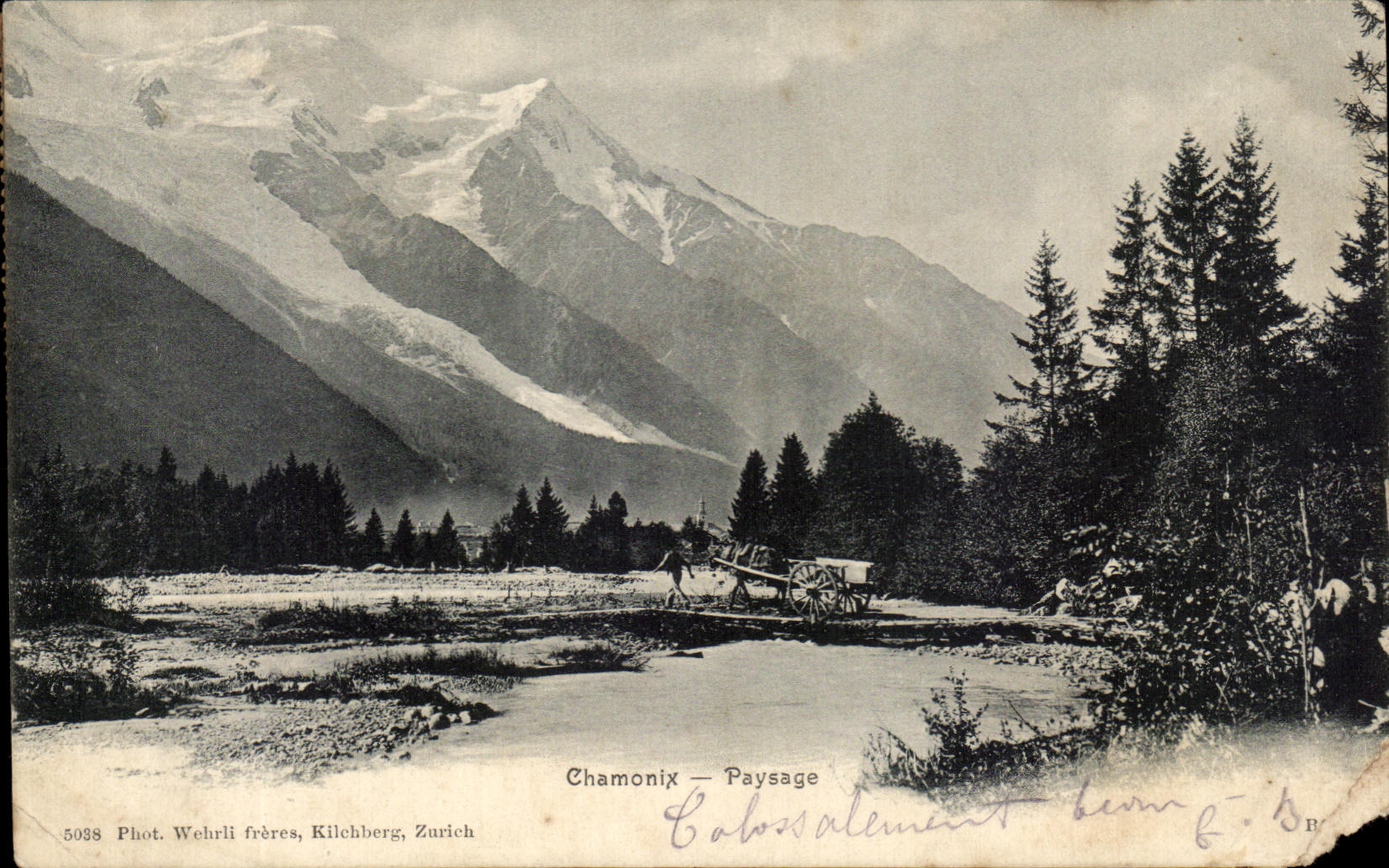 Chamonix — Paysage — Phot. Wehrli frères, Kilchberg, Zurich