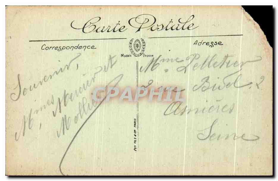 Luc-sur-Mer — Bambini sulla Spiaggia — LL. — Verso