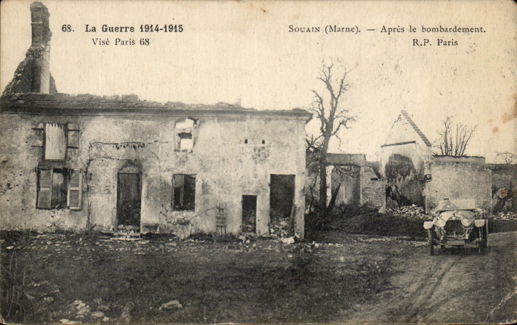 Souain (Marne) — After the Bombardment — R.P. Paris