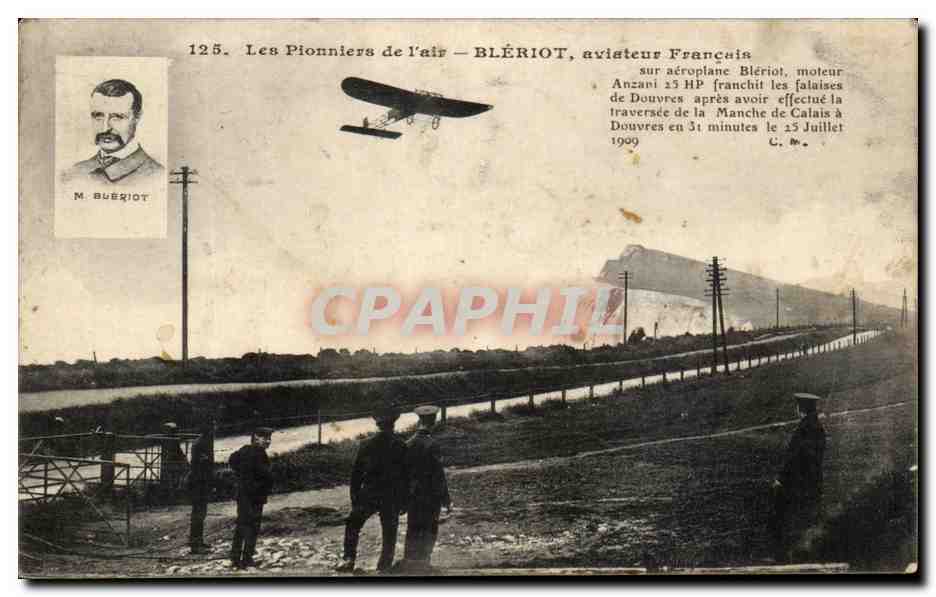 CPA Les Pionniers De l'Air Bleriot Aviateur Francais Aeroplane Avion 