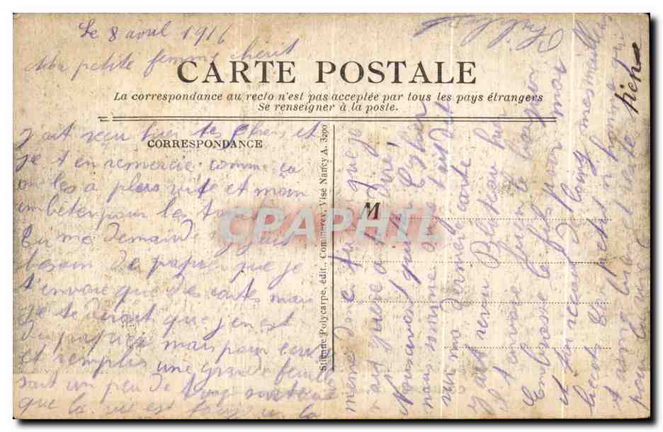 CPA Commercy Cimetiere Militaire Militaria  — Back