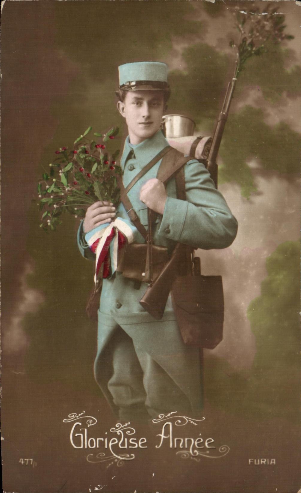 CPA Glorieuse Annee Militaria 