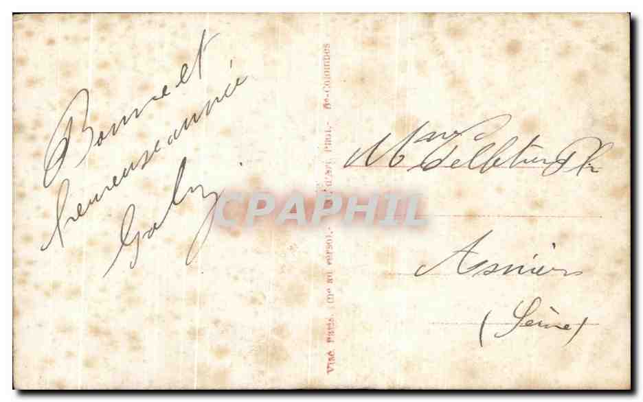 CPA Glorieuse Annee Militaria  — Verso