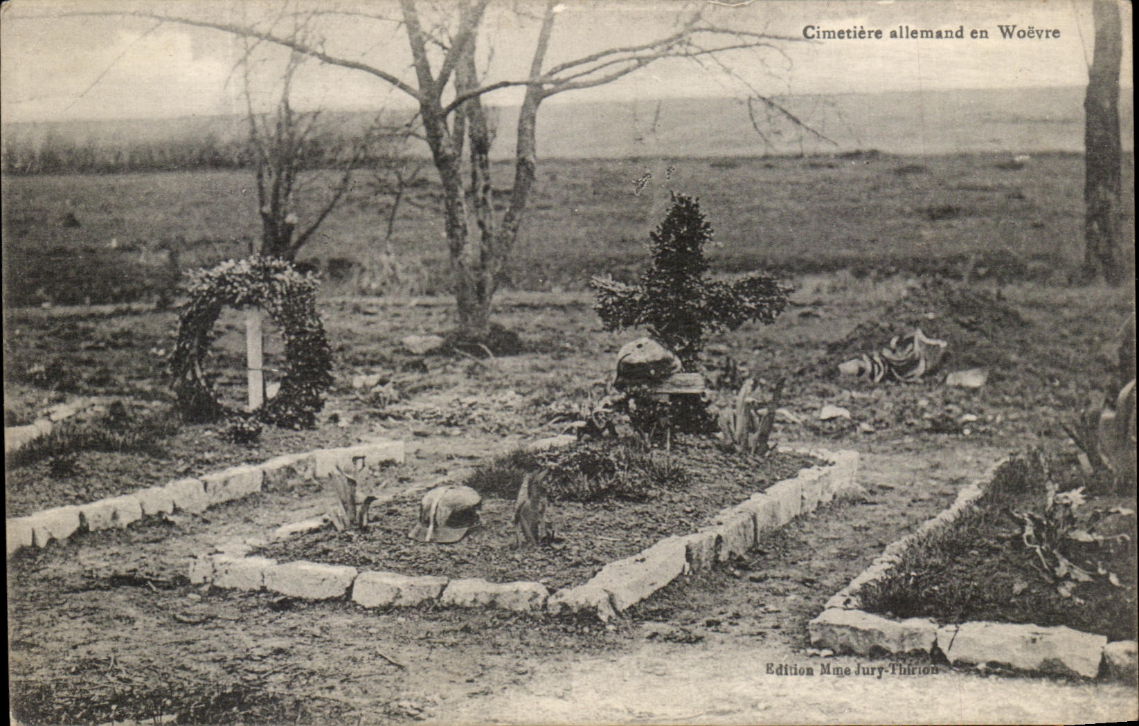 Cimetière allemand en Woëvre — Édition Mme Jury-Thirion