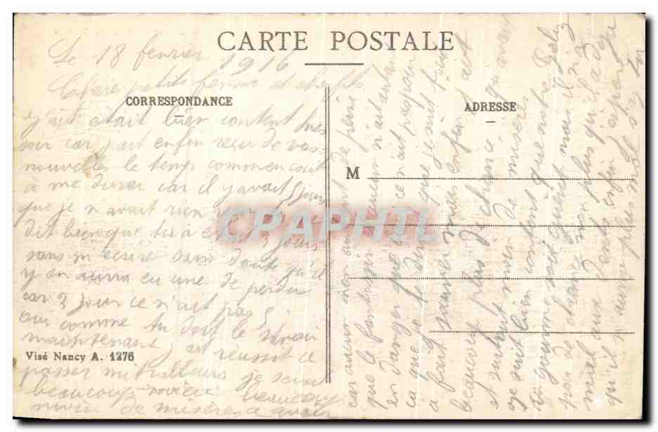 Cimetière allemand en Woëvre — Édition Mme Jury-Thirion — Rückseite