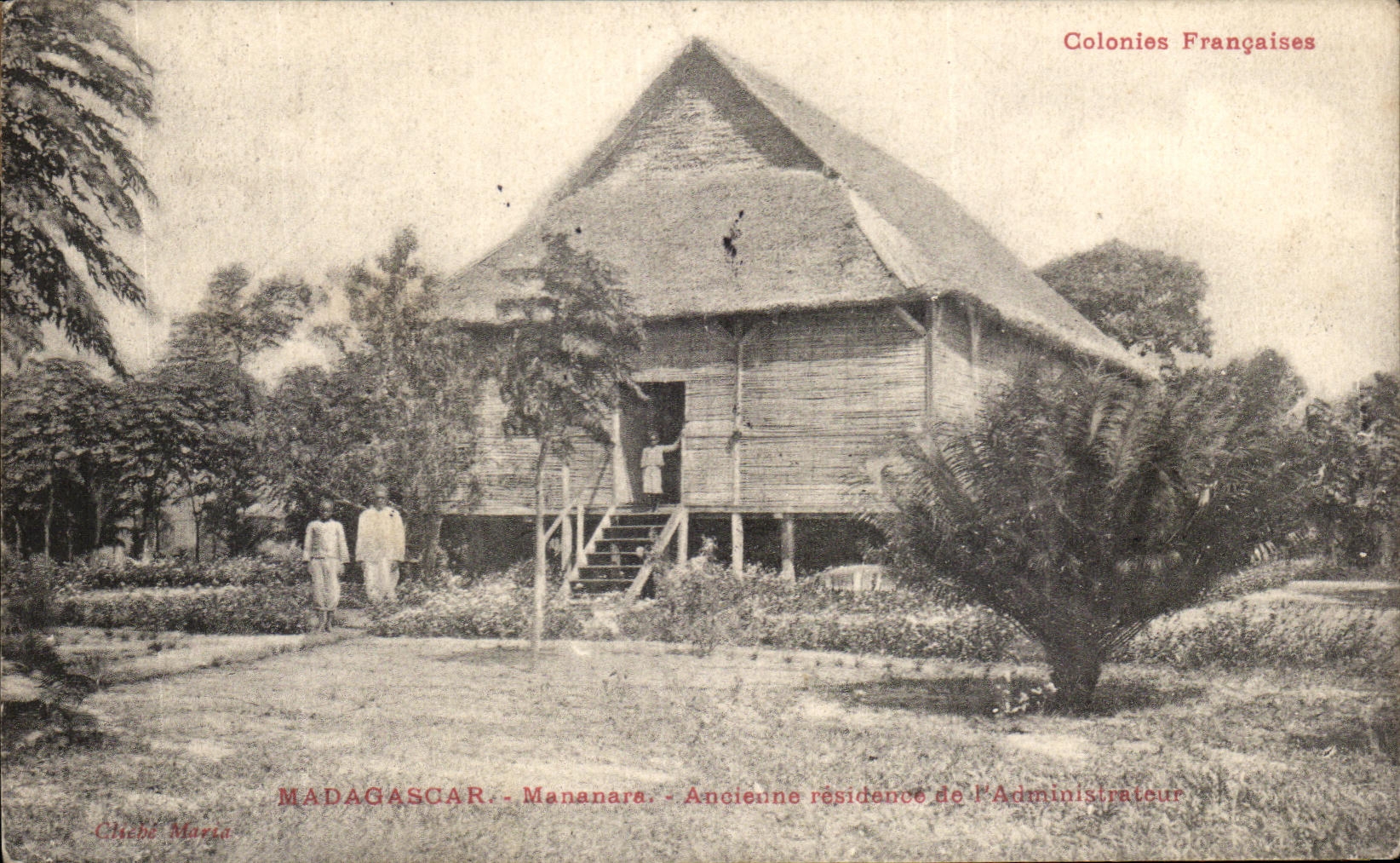 CPA Colonies Francaises Madagascar Mananara Ancienne residence de l'administrateur 