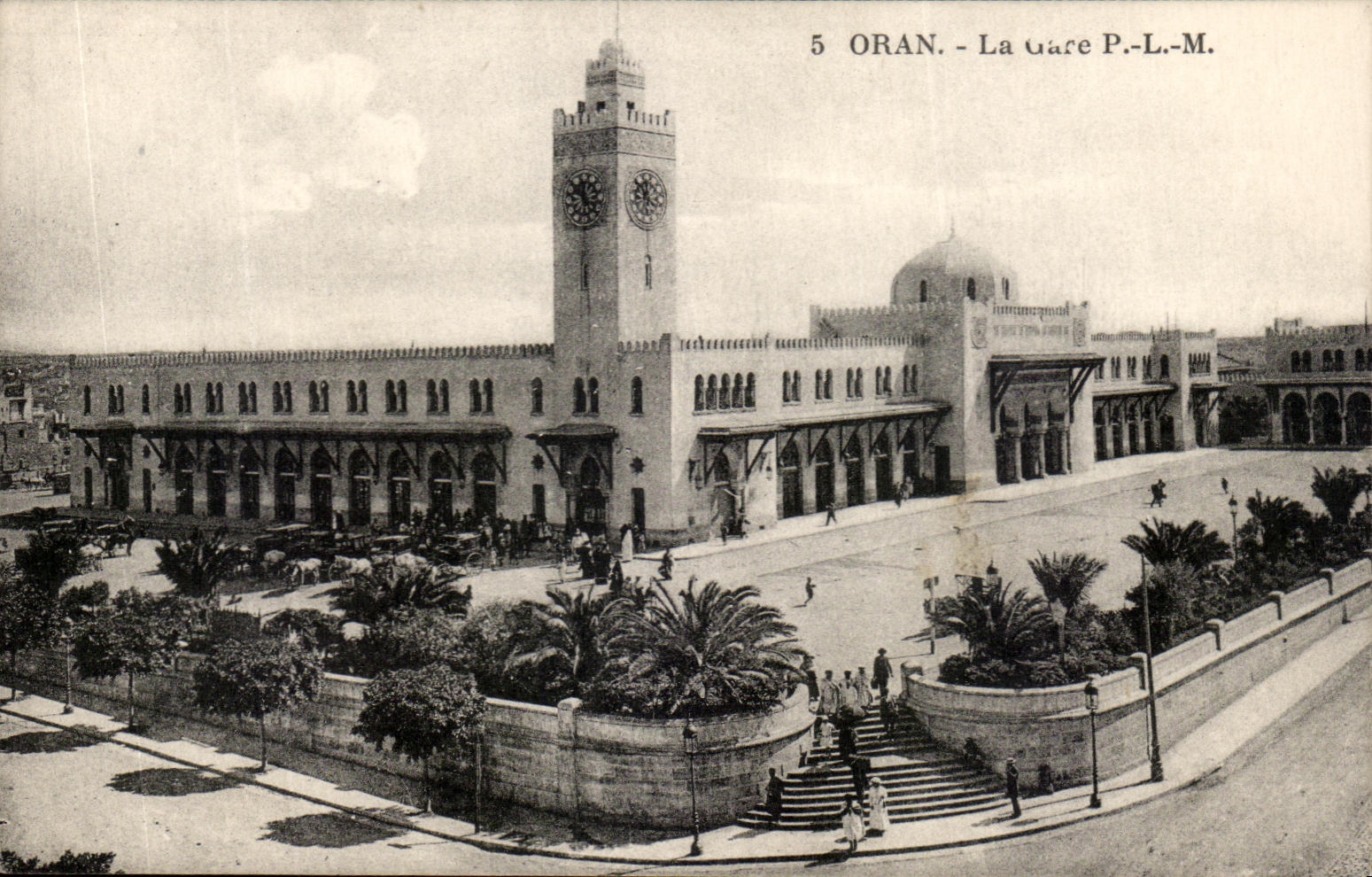 CPA Oran La Gare PLM Algerie 