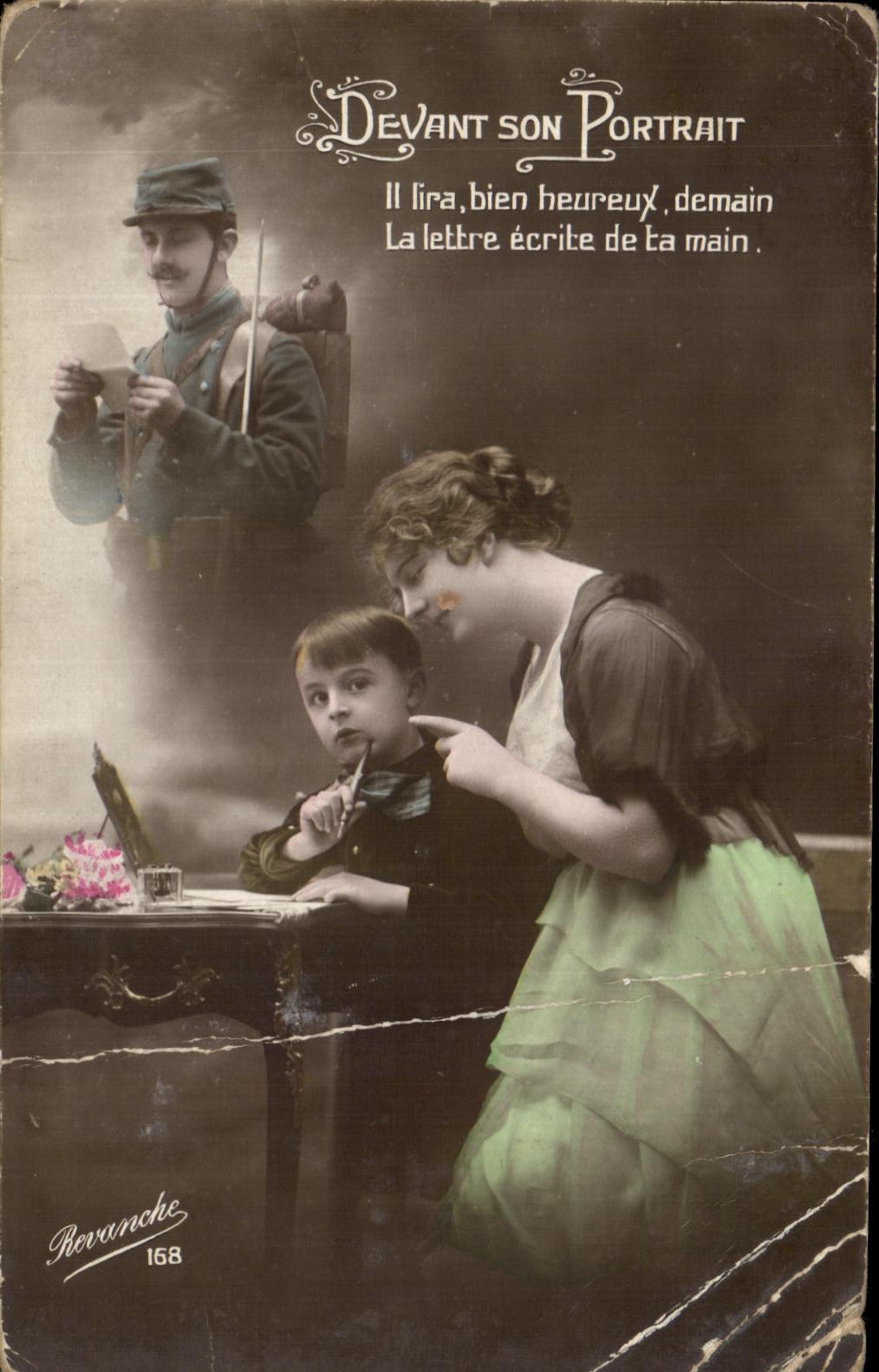 CPA Enfant Militaria