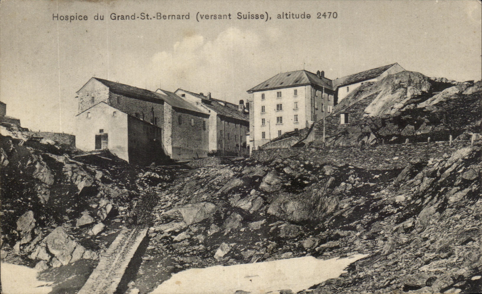 CPA Hospice Du Grand St Bernard Versant Suisse