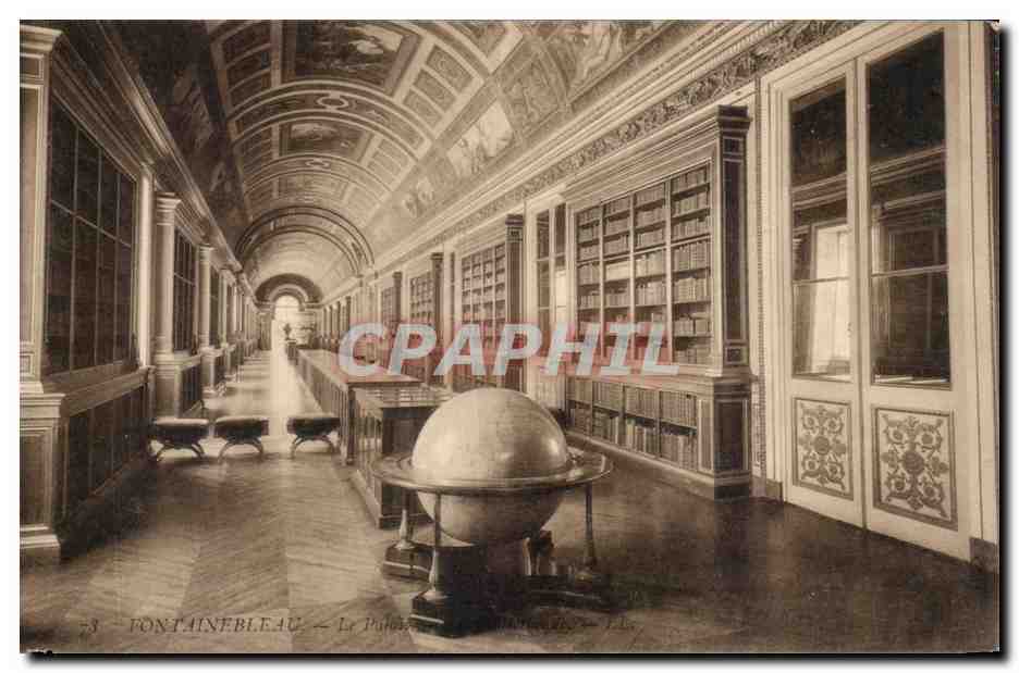 Fontainebleau — Le Palais — La Bibliothèque — LL