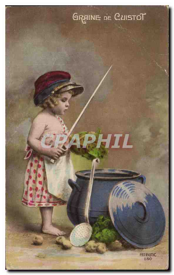 CPA Graine De Cuistot Enfant 