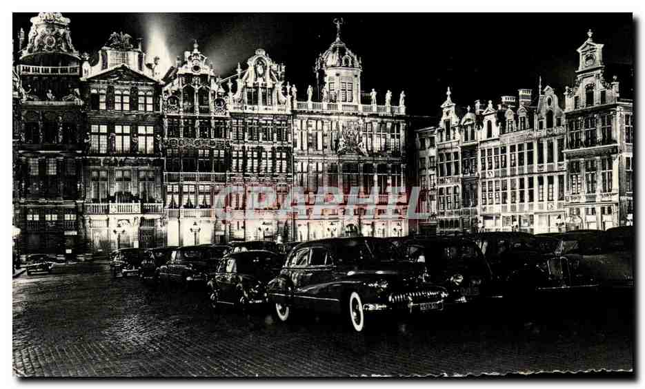 CPA Bruxelles Illumination Grand Place 